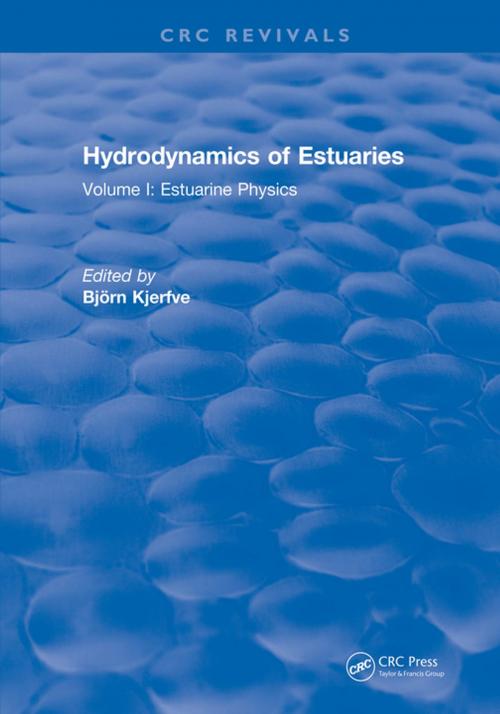 Cover of the book Hydrodynamics of Estuaries by B. Kjerfve, CRC Press