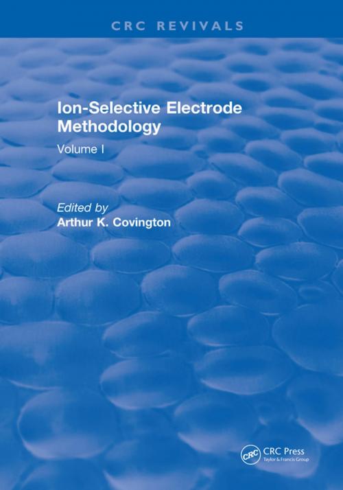 Cover of the book Ion Selective Electrode Method by A.K. Covington, CRC Press