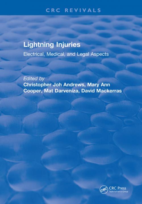 Cover of the book Lightning Injuries by Christopher Joh Andrews, CRC Press
