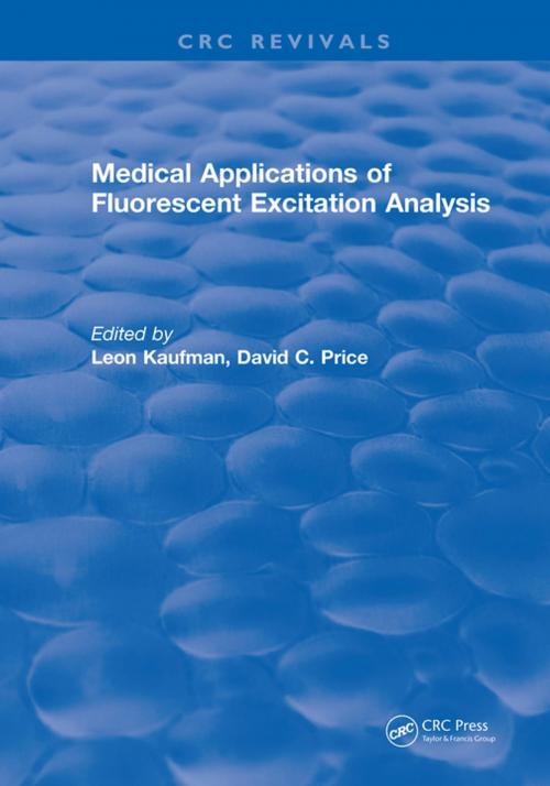 Cover of the book Medical Applications of Fluorescent Excitation Analysis by L. Kaufman, CRC Press
