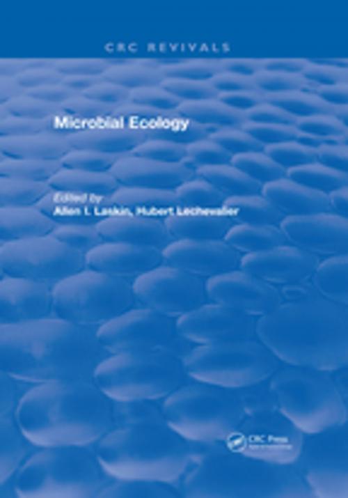 Cover of the book Microbial Ecology by Allen I. Laskin, CRC Press