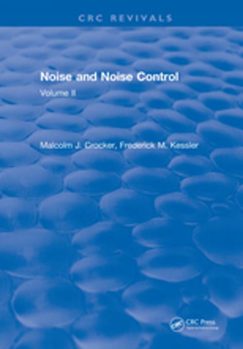 Cover of the book Noise and Noise Control by Malcolm J. Crocker, CRC Press