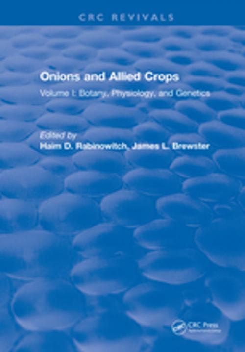 Cover of the book Onions and Allied Crops by H.D. Rabinowitch, CRC Press