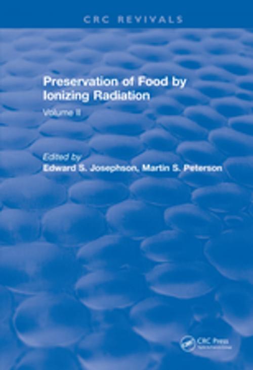 Cover of the book Preservation Of Food By Ionizing Radiation by Van C Josephson, CRC Press