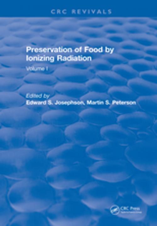 Cover of the book Preservation Of Food By Ionizing Radiation by Josephson, CRC Press