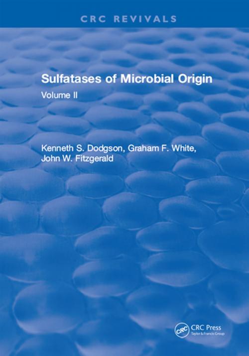Cover of the book Sulfatases Of Microbial Origin by Kenneth S. Dodgson, CRC Press