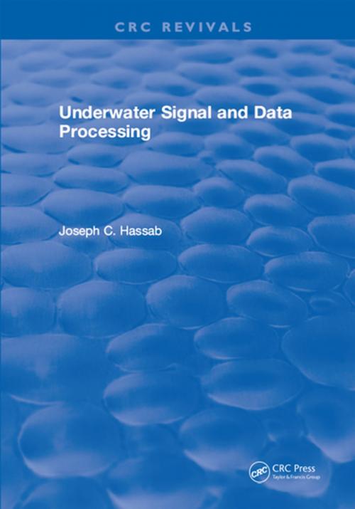 Cover of the book Underwater Signal and Data Processing by Joseph C. Hassab, CRC Press