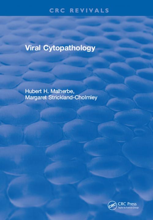 Cover of the book Viral Cytopathology by Malherbe, CRC Press
