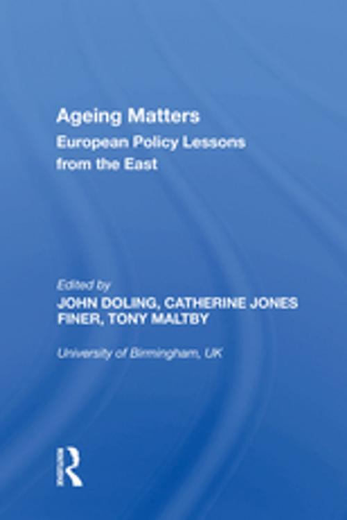 Cover of the book Ageing Matters by John Doling, Taylor and Francis