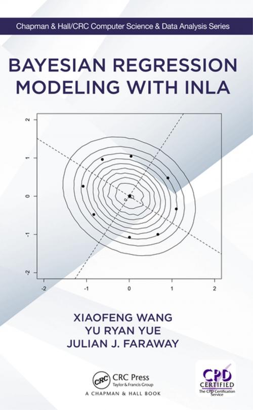 Cover of the book Bayesian Regression Modeling with INLA by Xiaofeng Wang, Yu Yue Ryan, Julian J. Faraway, CRC Press