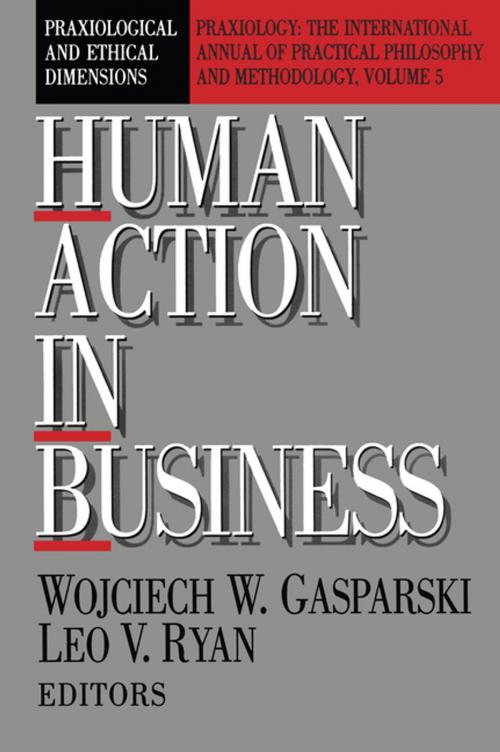 Cover of the book Human Action in Business by , Taylor and Francis