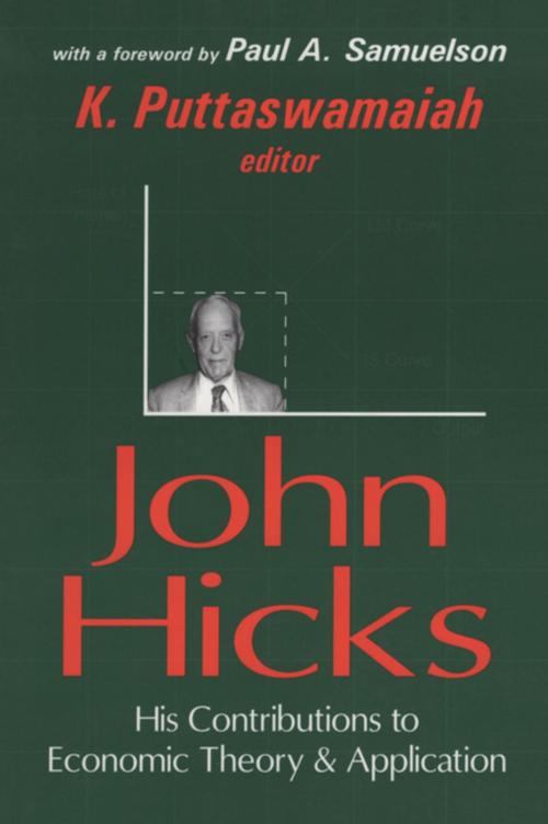 Cover of the book John Hicks by K. Puttaswamaiah, Taylor and Francis