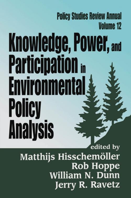 Cover of the book Knowledge, Power, and Participation in Environmental Policy Analysis by Rob Hoppe, Taylor and Francis
