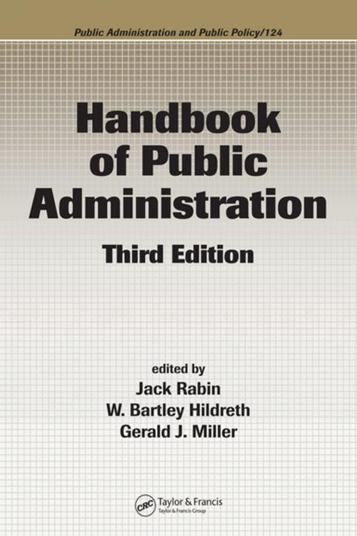 Cover of the book Handbook of Public Administration by , Taylor and Francis