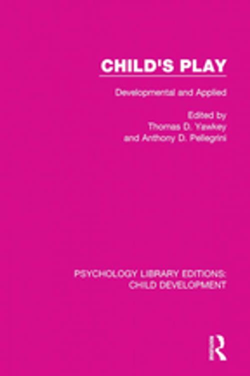 Cover of the book Child's Play by , Taylor and Francis