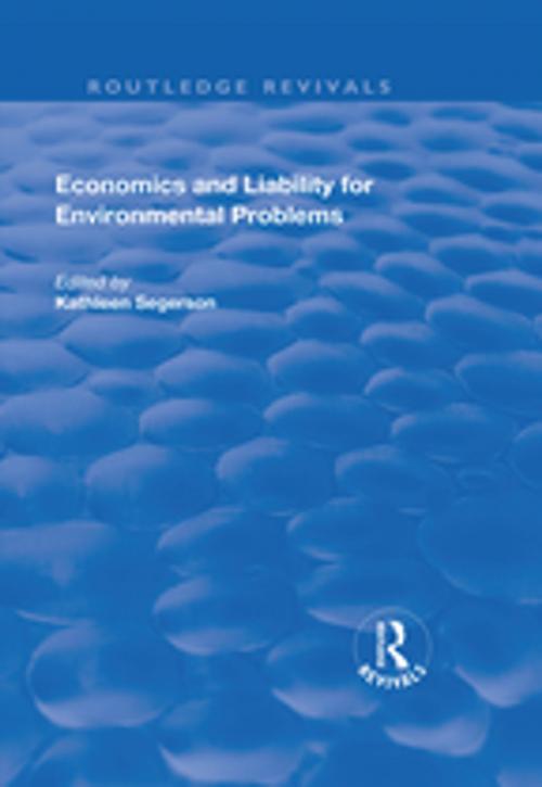 Cover of the book Economics and Liability for Environmental Problems by , Taylor and Francis