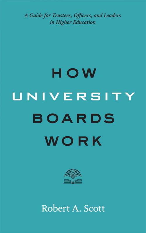 Cover of the book How University Boards Work by Robert A. Scott, Johns Hopkins University Press