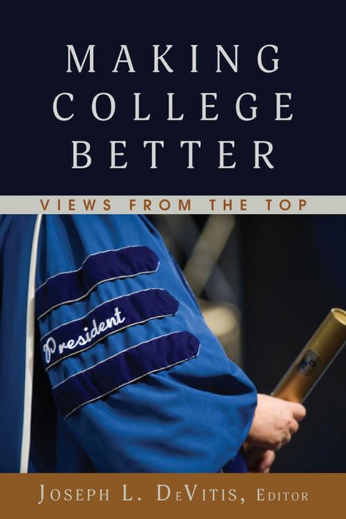Cover of the book Making College Better by , Peter Lang