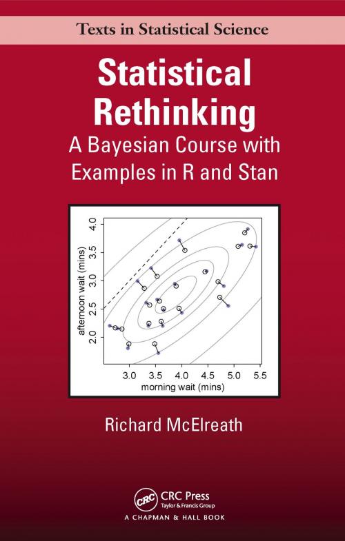 Cover of the book Statistical Rethinking by Richard McElreath, CRC Press