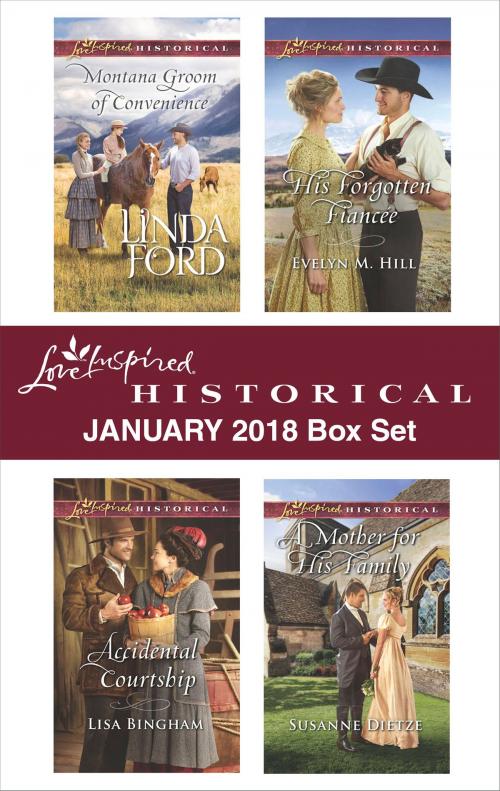 Cover of the book Love Inspired Historical January 2018 Box Set by Linda Ford, Lisa Bingham, Evelyn M. Hill, Susanne Dietze, Harlequin