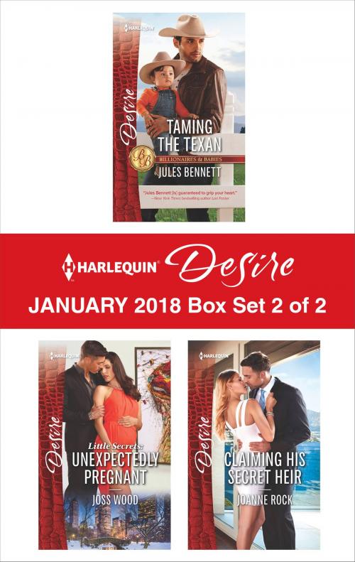 Cover of the book Harlequin Desire January 2018 - Box Set 2 of 2 by Jules Bennett, Joss Wood, Joanne Rock, Harlequin