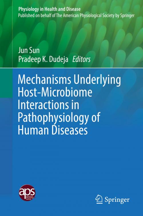 Cover of the book Mechanisms Underlying Host-Microbiome Interactions in Pathophysiology of Human Diseases by , Springer US