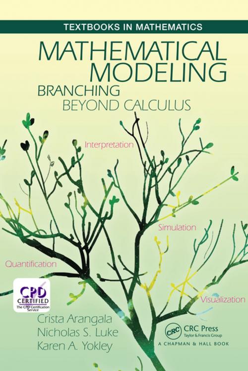 Cover of the book Mathematical Modeling by Crista Arangala, Nicolas S. Luke, Karen A. Yokley, CRC Press