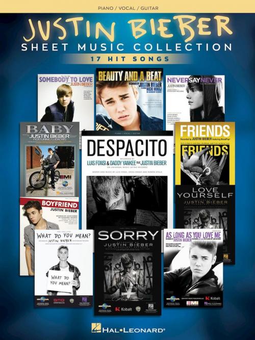 Cover of the book Justin Bieber - Sheet Music Collection by Justin Bieber, Hal Leonard