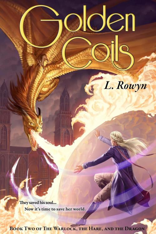 Cover of the book Golden Coils by L. Rowyn, Delight in Books