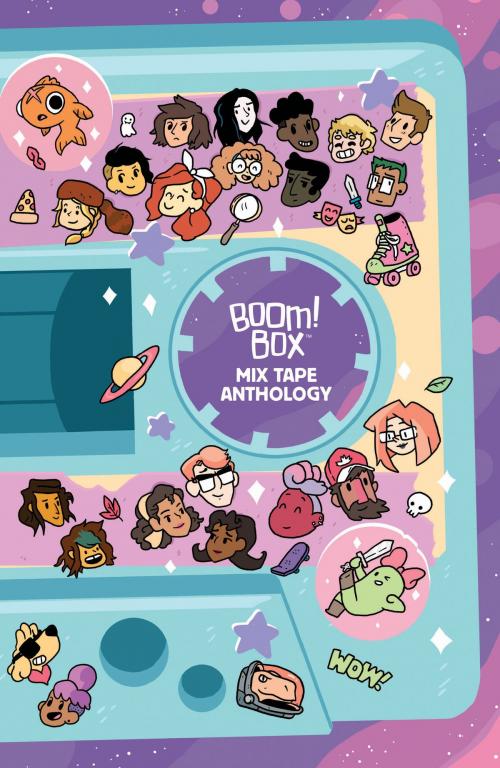 Cover of the book BOOM! Box Mix Tape by John Allison, Maddie Flores, Paul Mayberry, Noelle Stevenson, Eryk Donovan, Becca Tobin, Jake Lawrence, Rosemary Valero-O'Connell, John Kovalic, Jon Chad, Shannon Watters, Ngozi Ukazu, Sina Grace, James Tynion IV, Rian Sygh, Carey Pietsch, BOOM! Box