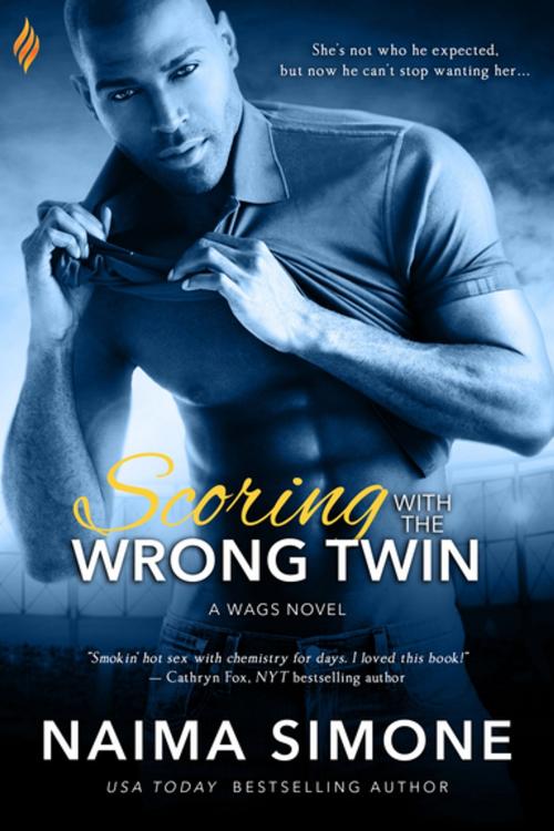 Cover of the book Scoring with the Wrong Twin by Naima Simone, Entangled Publishing, LLC