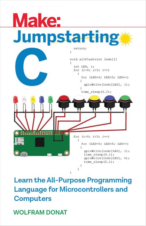 Cover of the book Jumpstarting C by Wolfram Donat, Maker Media, Inc