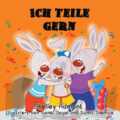 Cover of the book Ich teile gern (German Book for Kids) I Love to Share by Shelley Admont, KidKiddos Books Ltd.