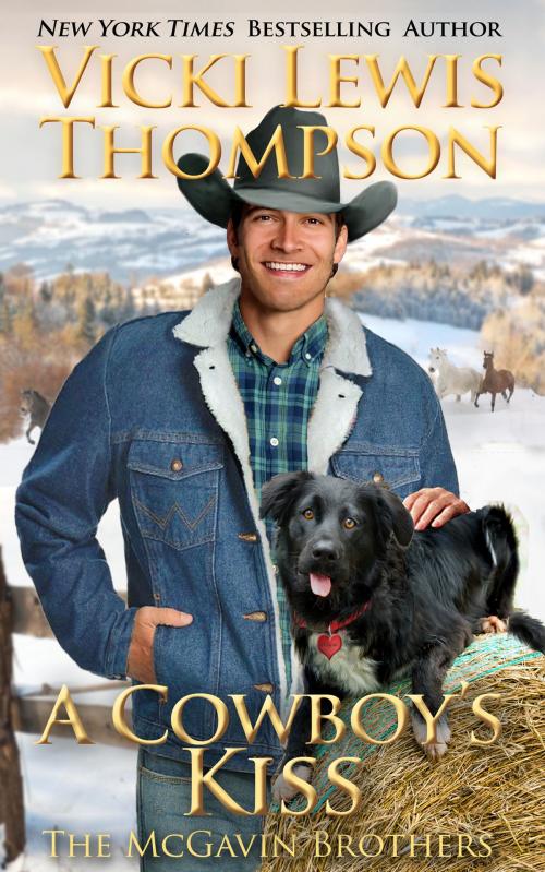 Cover of the book A Cowboy's Kiss by Vicki Lewis Thompson, Ocean Dance Press LLC