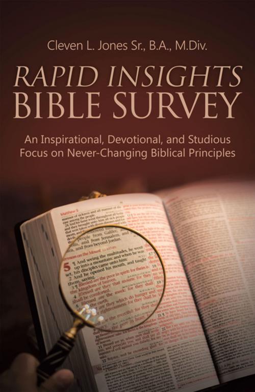 Cover of the book Rapid Insights Bible Survey by Cleven L. Jones Sr. B.A. M.Div., WestBow Press