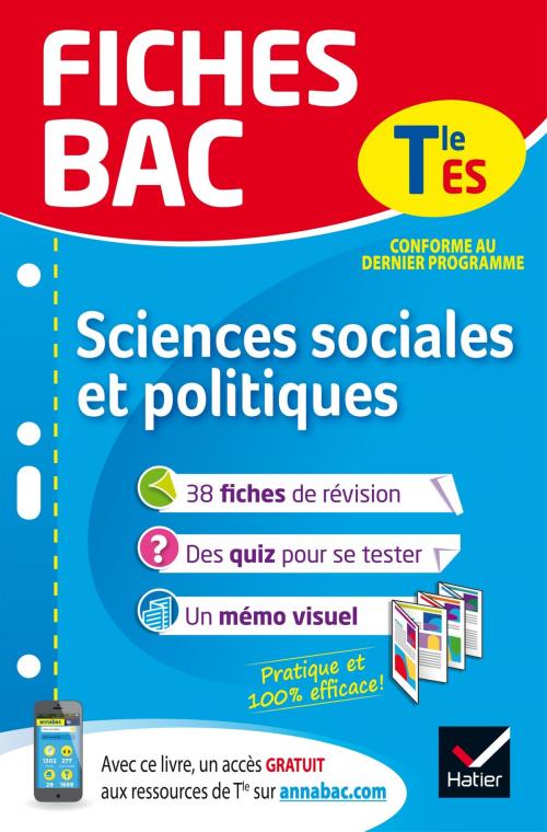 Cover of the book Fiches bac Sciences sociales et politiques Tle ES by Franck Rimbert, Hatier