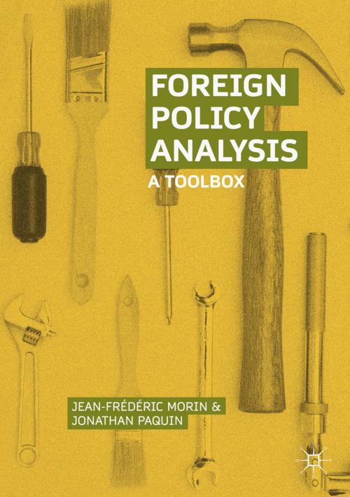 Cover of the book Foreign Policy Analysis by Jean-Frédéric Morin, Jonathan Paquin, Springer International Publishing