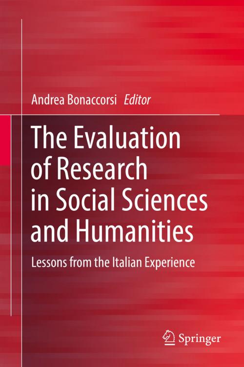 Cover of the book The Evaluation of Research in Social Sciences and Humanities by , Springer International Publishing