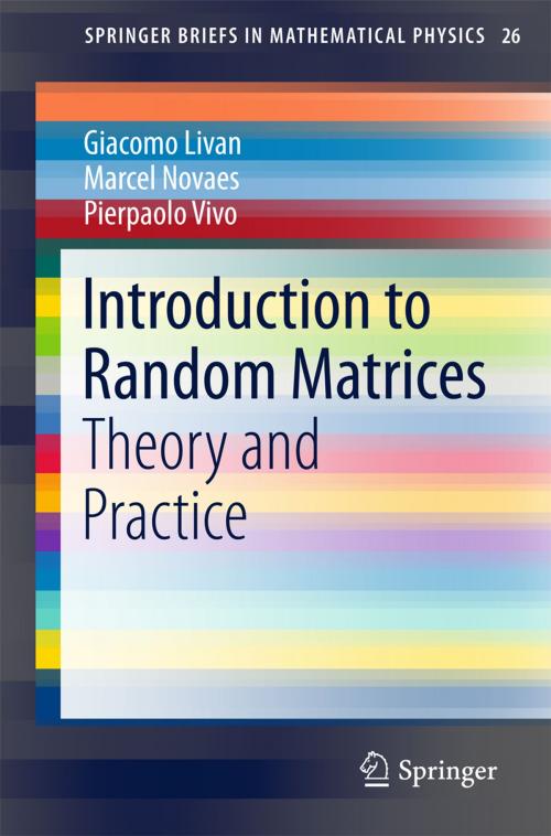Cover of the book Introduction to Random Matrices by Giacomo Livan, Marcel Novaes, Pierpaolo Vivo, Springer International Publishing
