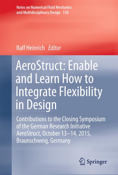 Cover of the book AeroStruct: Enable and Learn How to Integrate Flexibility in Design by , Springer International Publishing