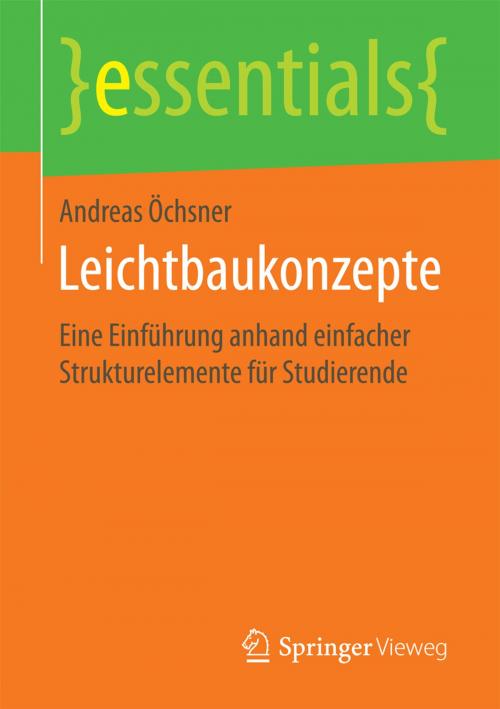 Cover of the book Leichtbaukonzepte by Andreas Öchsner, Springer Fachmedien Wiesbaden