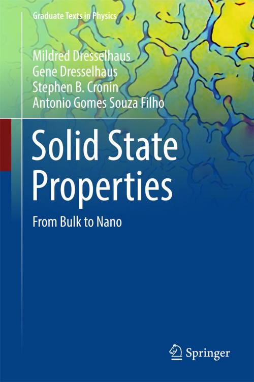 Cover of the book Solid State Properties by Mildred Dresselhaus, Gene Dresselhaus, Antonio Gomes Souza Filho, Stephen B. Cronin, Springer Berlin Heidelberg