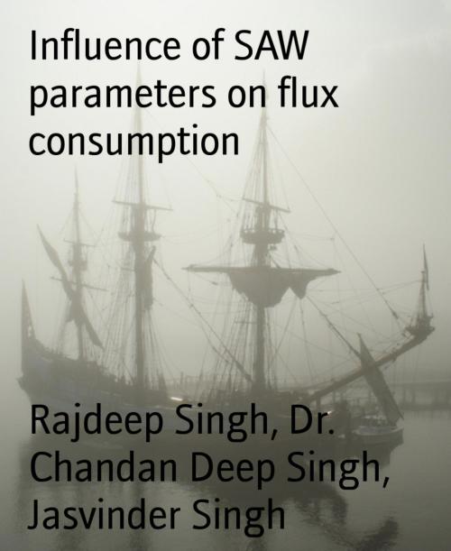 Cover of the book Influence of SAW parameters on flux consumption by Rajdeep Singh, Dr. Chandan Deep Singh, Jasvinder Singh, BookRix
