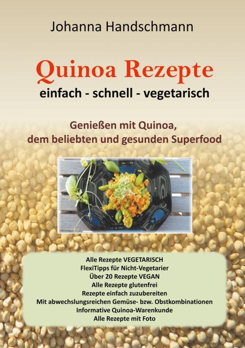 Cover of the book Quinoa Rezepte by Johanna Handschmann, Books on Demand