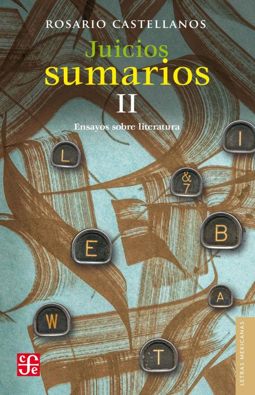 Cover of the book Juicios sumarios by Rosario Castellanos, Fondo de Cultura Económica