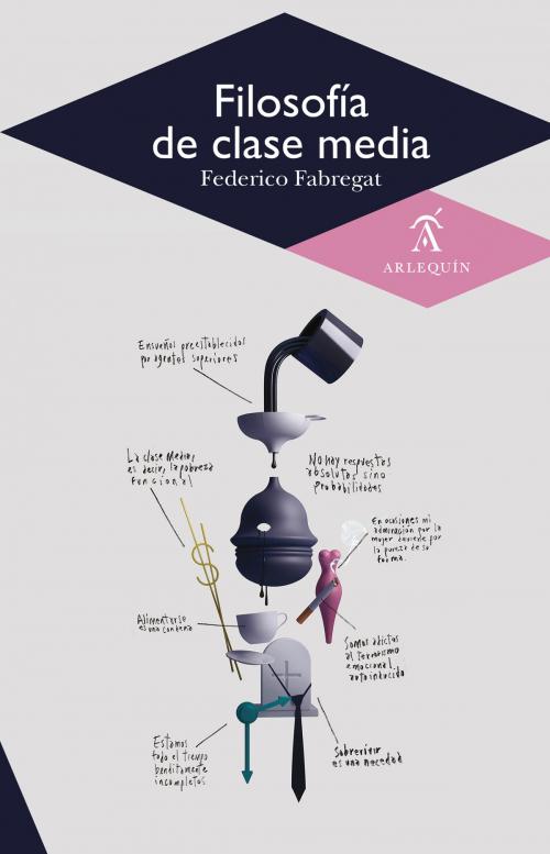 Cover of the book Filosofía de clase media by Federico Fabregat, Arlequín