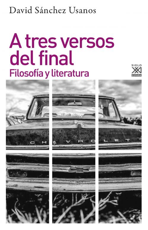 Cover of the book A tres versos del final by David Sánchez Usanos, Siglo XXI España