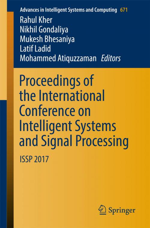 Cover of the book Proceedings of the International Conference on Intelligent Systems and Signal Processing by , Springer Singapore