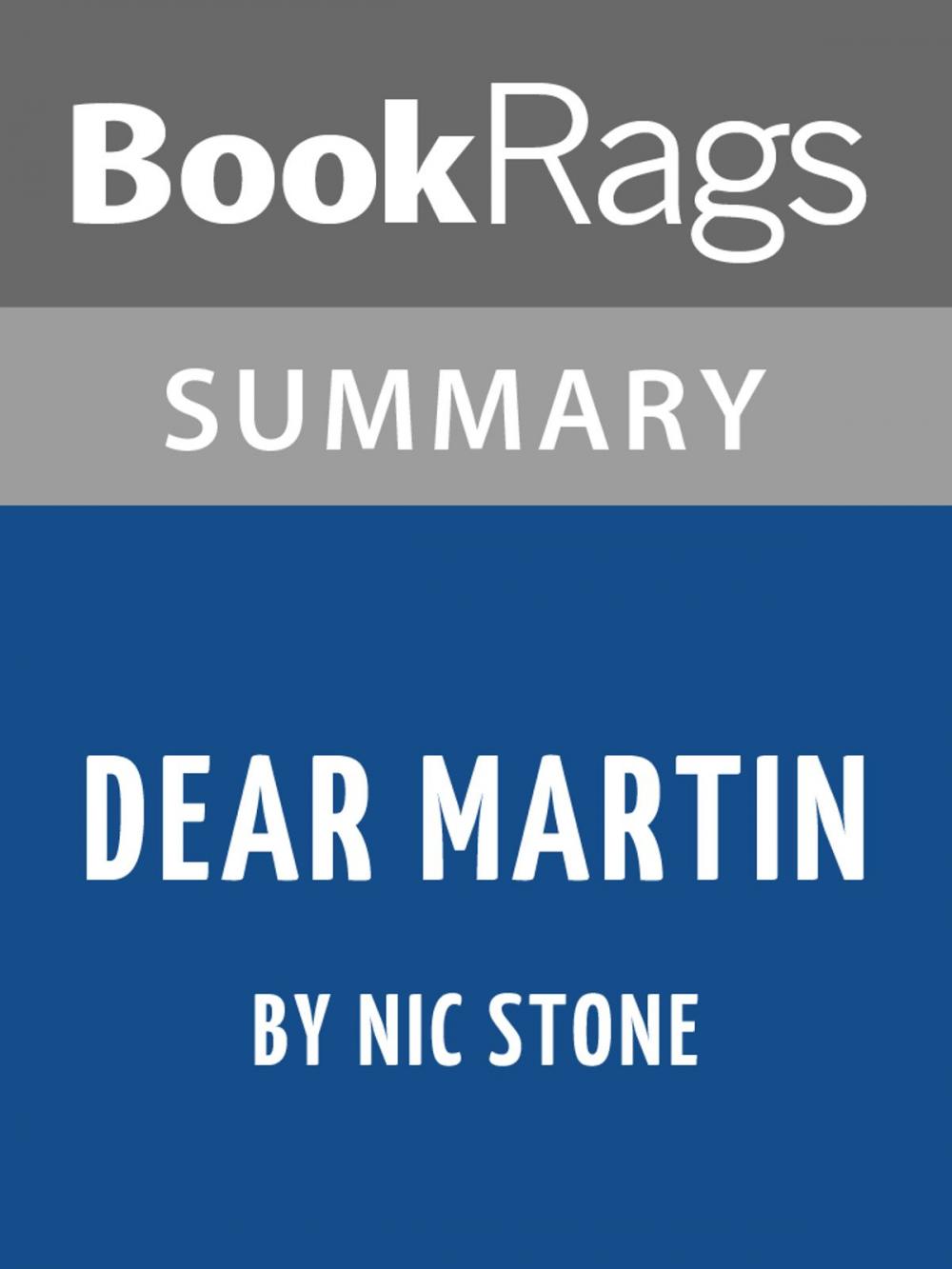 Big bigCover of Summary & Study Guide: Dear Martin