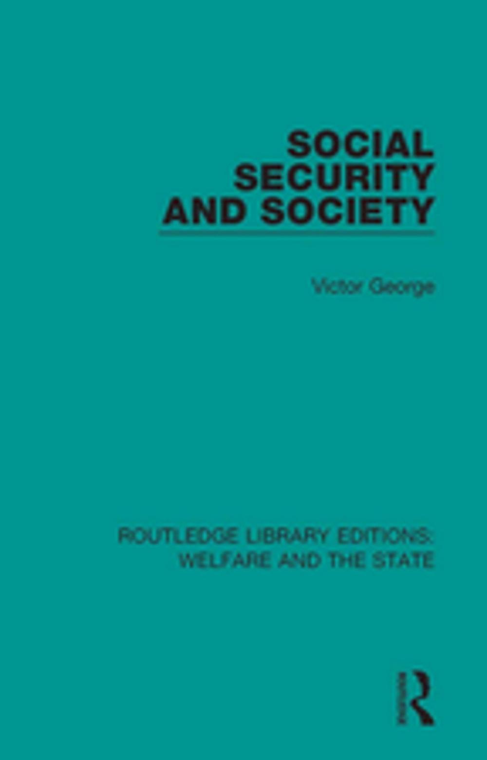 Big bigCover of Social Security and Society